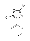 ethyl 2-bromo-5-chloro-1,3-oxazole-4-carboxylate Structure