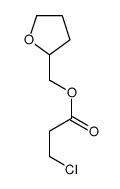 oxolan-2-ylmethyl 3-chloropropanoate结构式