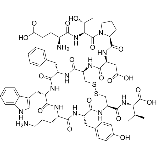 [Orn8]-Urotensin II acetate Structure