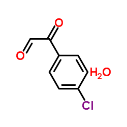 4-氯苯基水合乙二醛结构式