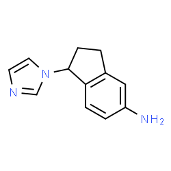 1H-Inden-5-amine,2,3-dihydro-1-(1H-imidazol-1-yl)-(9CI) Structure