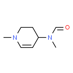 Formamide, N-methyl-N-(1,2,3,4-tetrahydro-1-methyl-4-pyridinyl)- (9CI) structure