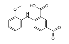 2-(2-methoxyanilino)-5-nitrobenzoic acid Structure