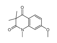 7-Methoxy-1,3,3-trimethyl-2,4(1H,3H)-quinolinedione结构式