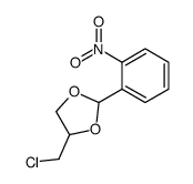 4-Chloromethyl-2-(2-nitrophenyl)-1,3-dioxolane Structure