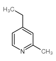 4-ETHYL-2-METHYLPYRIDINE structure