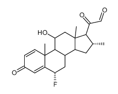 21-Dehydro Fluocortolone Structure