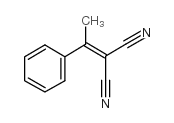 Propanedinitrile,2-(1-phenylethylidene)- Structure