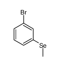 1-bromo-3-methylselanylbenzene Structure