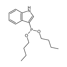 indol-3-yl-phosphonous acid dibutyl ester结构式