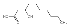 rac 3-Hydroxydecanoic Acid Structure