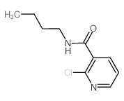 N-丁基-2-氯烟酰胺结构式