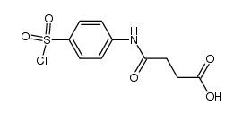 N-(4-chlorosulfonyl-phenyl)-succinamic acid Structure