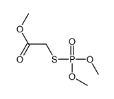 O,O-二甲基-S-(甲氧基羰基甲基)硫代磷酸酯结构式
