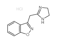 3-(4,5-dihydro-1H-imidazol-2-ylmethyl)benzo[d]isoxazole结构式