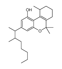 6,6,10-trimethyl-3-(3-methyloctan-2-yl)-7,8,9,10-tetrahydrobenzo[c]chromen-1-ol结构式