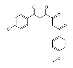 1-(4-Chlorophenyl)-6-(4-methoxyphenyl)-1,3,4,6-hexanetetrone结构式