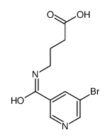 4-[(5-bromopyridine-3-carbonyl)amino]butanoic acid Structure