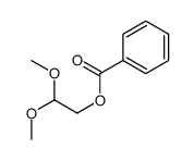 2,2-dimethoxyethyl benzoate Structure