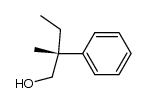 (-)-2-methyl-2-phenyl-1-butanol Structure
