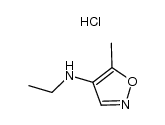 ethyl-(5-methyl-isoxazol-4-yl)-amine hydrochloride Structure