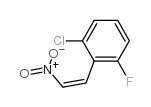 1-(2-氯-6-氟苯基)-2-硝基乙烯结构式