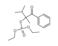 thiophosphoric acid S-(1-benzoyl-1,2-dimethylpropyl) ester O,O-diethyl ester结构式