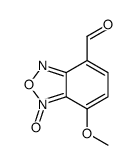 4-methoxy-3-oxido-2,1,3-benzoxadiazol-3-ium-7-carbaldehyde结构式