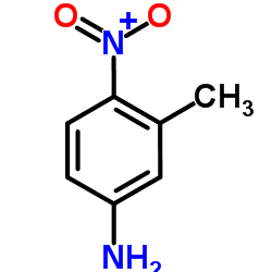 3-甲基-4-硝基苯胺结构式