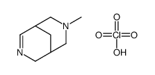 3-methyl-3,7-diazabicyclo[3.3.1]non-6-ene,perchloric acid Structure