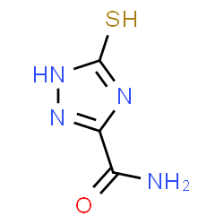 1H-1,2,4-Triazole-3-carboxamide,4,5-dihydro-5-thioxo-(9CI) structure