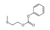 2-methylsulfanylethyl phenyl carbonate结构式