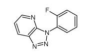3-(2-fluorophenyl)triazolo[4,5-b]pyridine结构式