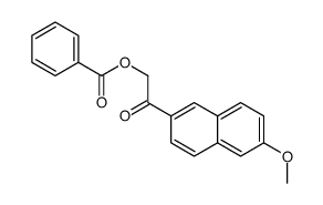 [2-(6-methoxynaphthalen-2-yl)-2-oxoethyl] benzoate结构式