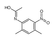 N-(2,4-二甲基-5-硝基苯基)乙酰胺结构式