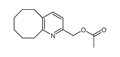2-acetoxymethyl-5,6,7,8,9,10-hexahydro-cycloocta[b]pyridine结构式