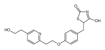 羟基吡格列酮(M-VII)结构式