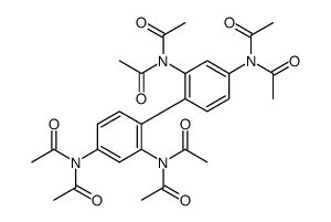 N-acetyl-N-[4-[2,4-bis(diacetylamino)phenyl]-3-(diacetylamino)phenyl]acetamide结构式