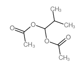 (1-acetyloxy-2-methyl-propyl) acetate结构式