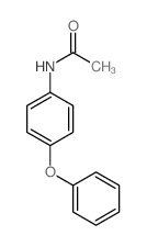 Acetamide,N-(4-phenoxyphenyl)- structure