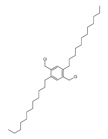 1,4-bis(chloromethyl)-2,5-didodecylbenzene结构式