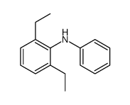 Benzenamine, 2,6-diethyl-N-phenyl- (9CI)结构式