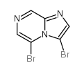 3,5-二溴咪唑并[1,2-a]吡嗪结构式