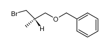 (S)-(+)-3-benzyloxy-2-methylpropyl bromide Structure
