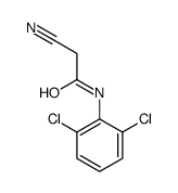 2-氰基-N-(2,6-二氯苯基)-乙酰胺结构式