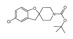 5-chlorospiro[1-benzofuran-2,4'-piperidine]-1'-carboxylic acid 1,1-dimethylethyl ester结构式