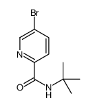 5-bromo-N-tert-butylpyridine-2-carboxamide Structure