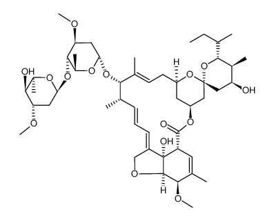 (23S)-22,23-Dihydro-23-hydroxyavermectin A1a Structure