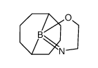 O,N-9-BBN-aminoethanolat结构式