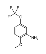 2-甲氧基-5-(三氟甲氧基)苯胺结构式